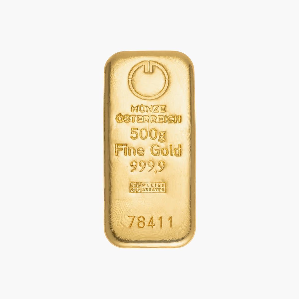 500 g Gold bar Austrian Mint, Austria